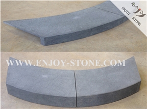 Sawn,Zhangpu Bluestone, Dropface Water Pool Coping Tiles