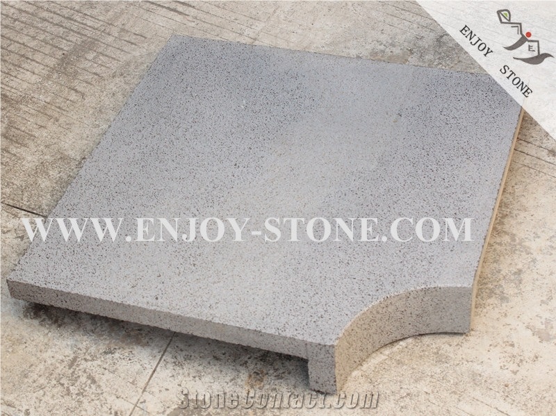 Sawn,Zhangpu Bluestone with Rebated, Pool Copinng Tiles,