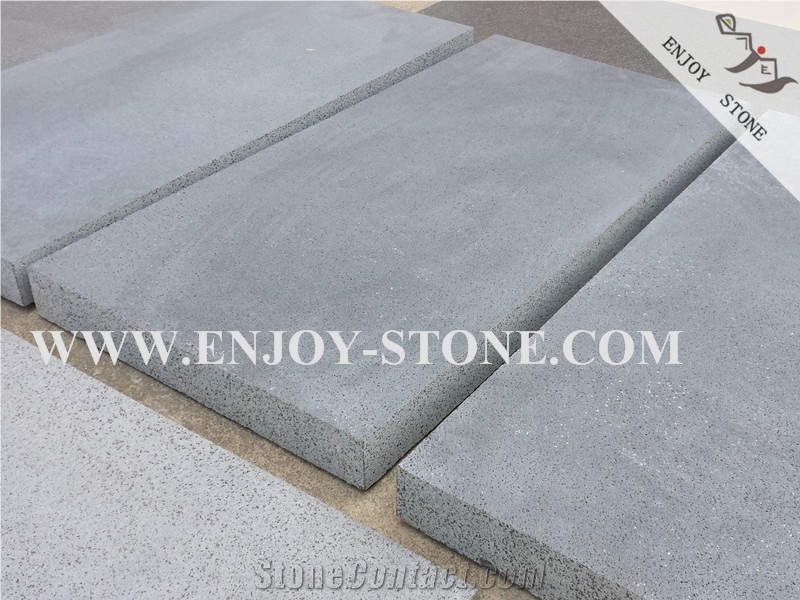 Semi-Honed Zhangpu Bluestone, Wall Cladding , Paving Tiles
