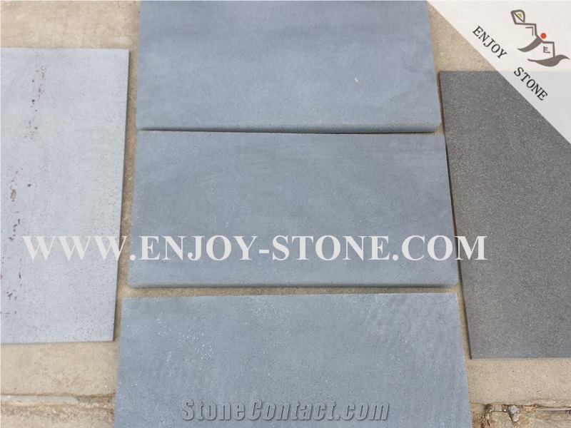 Semi-Honed Zhangpu Bluestone, Wall Cladding , Paving Tiles
