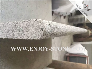 Top&One Long Edge Flamed G654,Curved Bullnose, Pool Coping