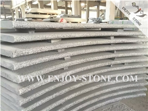 Top&One Long Edge Flamed G654,Curved Bullnose, Pool Coping