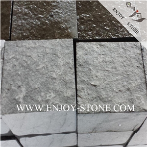 Zhangpu Black/Basalt Cobblestone with Top Flamed