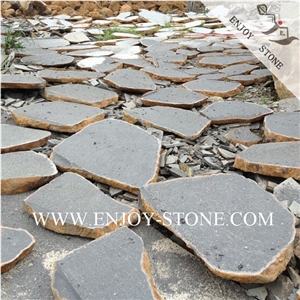 Zhangpu Black /Basalt Top Flamed / Exfoliated & Random Edge
