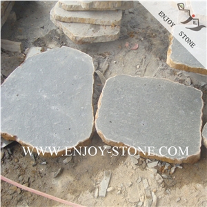 Zhangpu Black /Basalt Top Flamed / Exfoliated & Random Edge