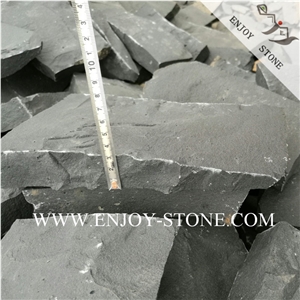 Zhangpu Black Crazy Paver, Top Natural Split & Random Edge