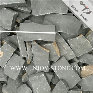 Zhangpu Black Crazy Paver, Top Natural Split & Random Edge