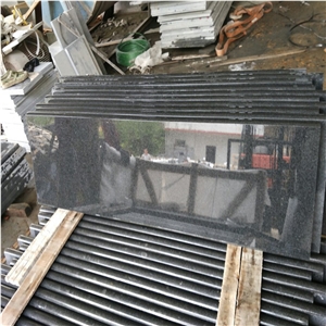 China Impala Black Dark Grey G654 Granite Stone Stair Steps