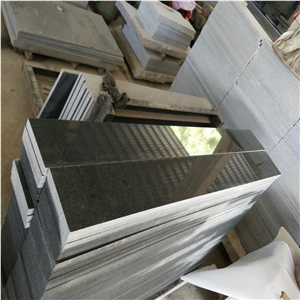 China Impala Black Dark Grey G654 Granite Stone Stair Steps