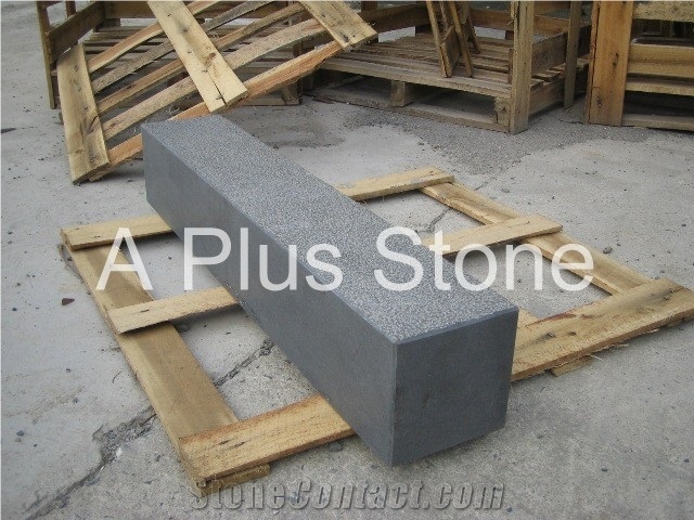 Black Basalt Bushammered Kerbstone, Vietnam Black Basalt Curbs