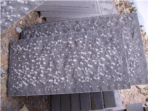 Black Basalt Bushammered Kerbstone, Vietnam Black Basalt Curbs