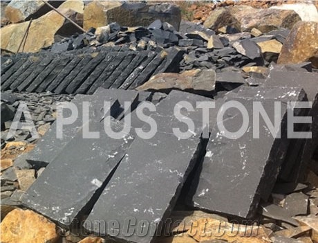 Vietnam Black Basalt Cobble, Pavers, Tiles