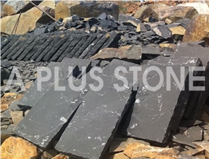 Vietnam Black Basalt Cobble, Pavers, Tiles Vietnam Black Basalt Cobble, Pavers, Tiles