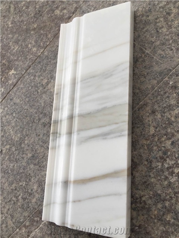 Calacatta Gold Marble Baseboard/Base Board