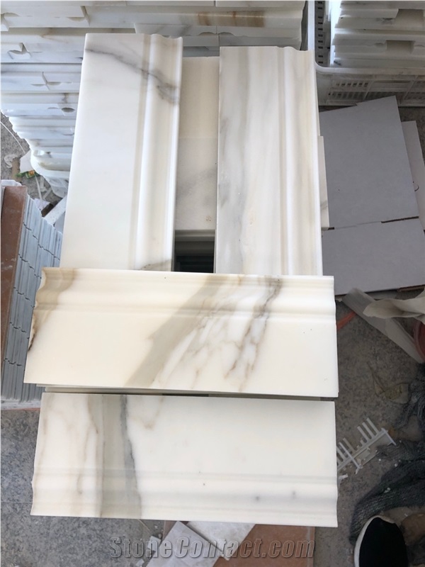 Calacatta Gold Marble Baseboard/Base Board