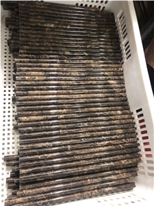 Dark Emperador Marble Pencil Mouldings/Moldings