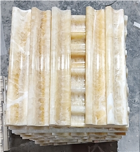 Honey Onyx Customized Crown Moldings/Trim Pieces
