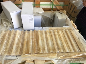 Honey Onyx Customized Crown Moldings/Trim Pieces