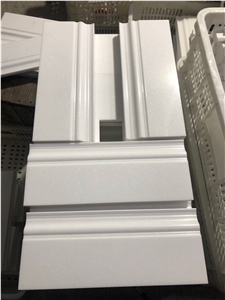 Thassos White Marble Baseboard/Skirting Board