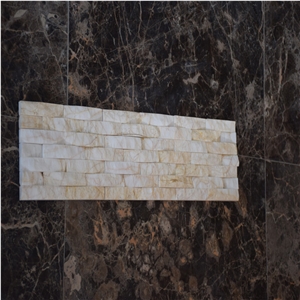 White&Yellow Cultured Stone Ledger Panel