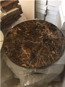 Wholesale Emperador Dark Marble Corner Shelves