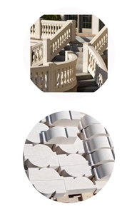 Egypt Royal Beige Marble Balustrades
