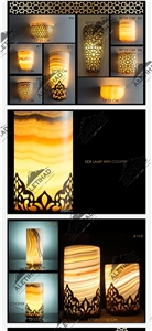 Lightning Alabaster Interior Lamps, Home Decor Products