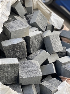 Gabbro cube stone 