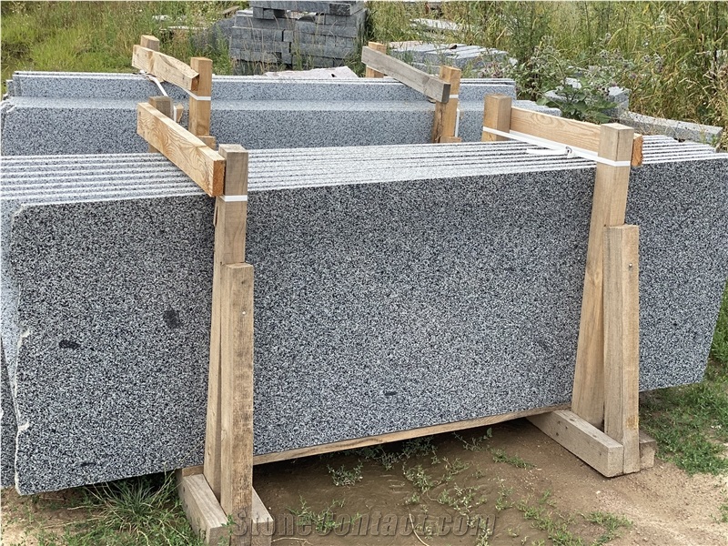Grey Ukraine Granite Half Slabs