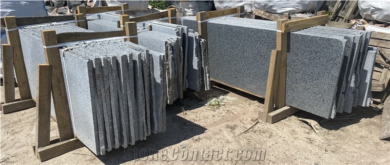 Grey Ukraine Granite Half Slabs