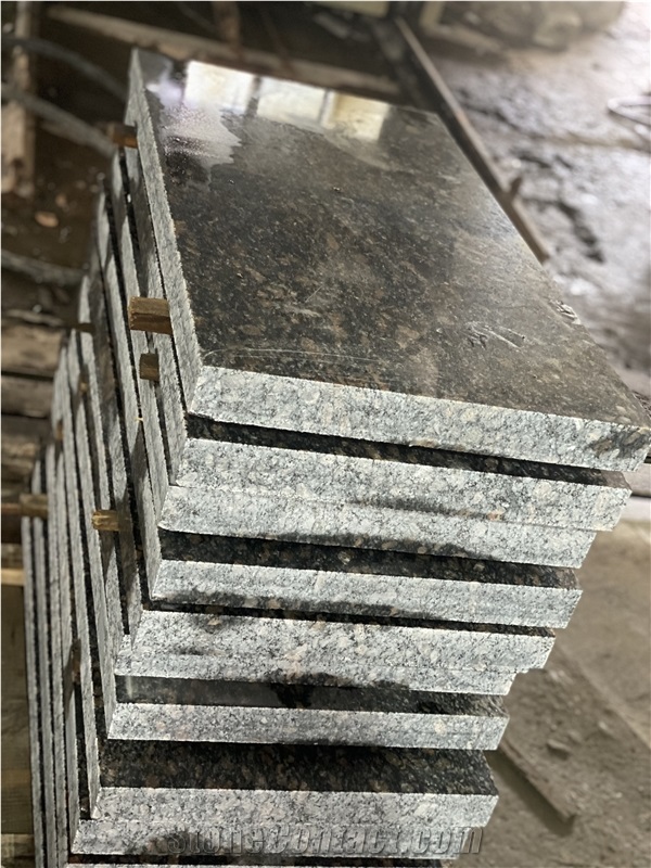 Leopard granite plates 