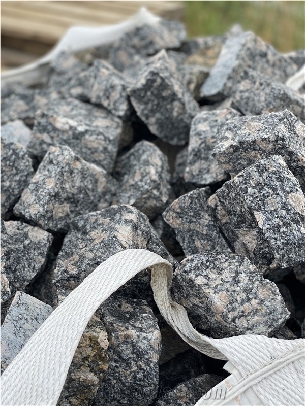 Leopard Rose Granite Cobble Stone