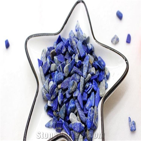 Lapis Lazuli Gravel for Vase Filler, Healing Jade Stone