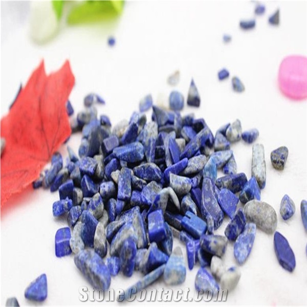 Lapis Lazuli Gravel for Vase Filler, Healing Jade Stone