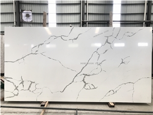 Artificial Stone Calacatta White Quartz Countertop