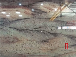 China Factory Indoor Green Granite Slab Wall Covering China Factory Indoor Green Granite Slab Wall Covering