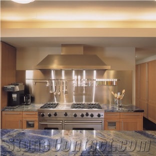 Blue Sodalite Quartzite Countertop Island Top