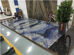Blue Sodalite Quartzite Countertop Island Top
