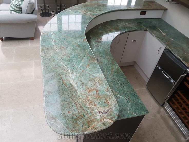 Brazil Amazon Green Quartzite Countertop Table