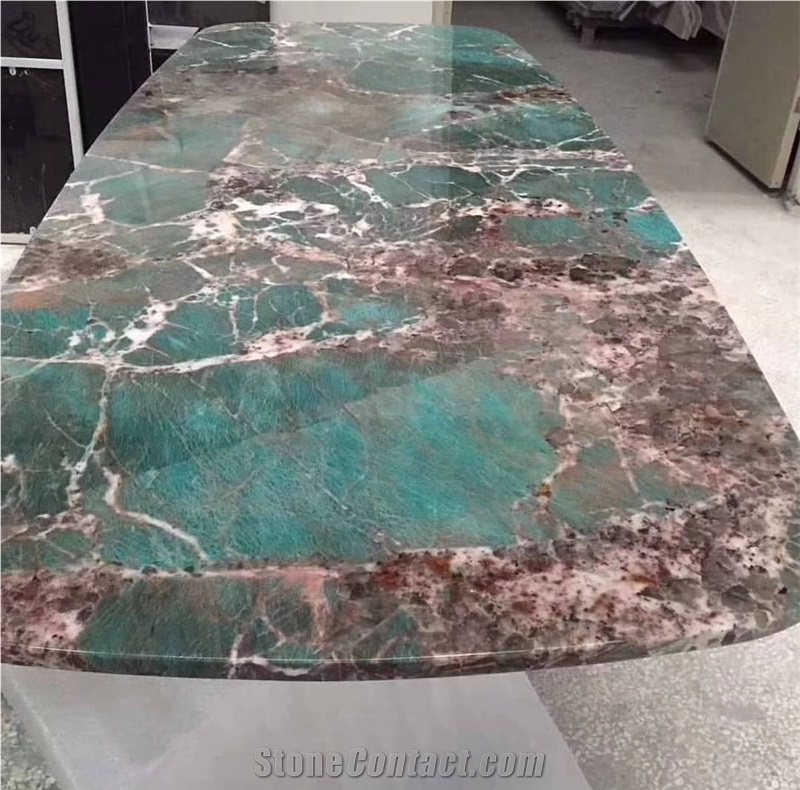 Brazil Amazon Green Quartzite Countertop Table