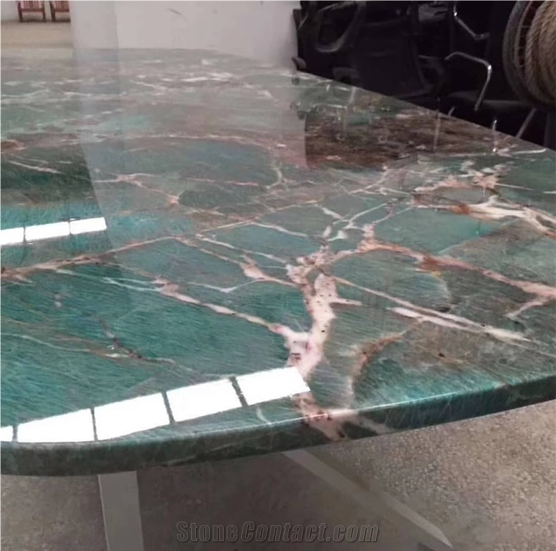Brazil Amazon Green Quartzite Countertop Table