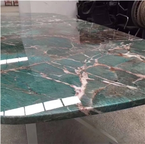 Brazil Amazon Green Quartzite Countertop Table