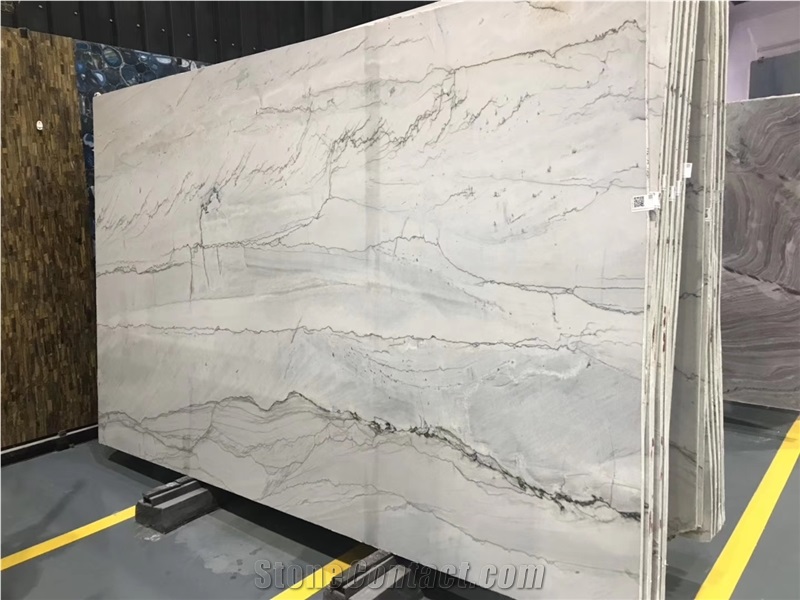 Brazil Calacatta White Quartzite Countertop