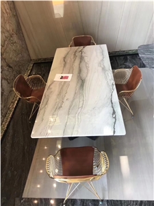 Brazil Calacatta White Quartzite Countertop