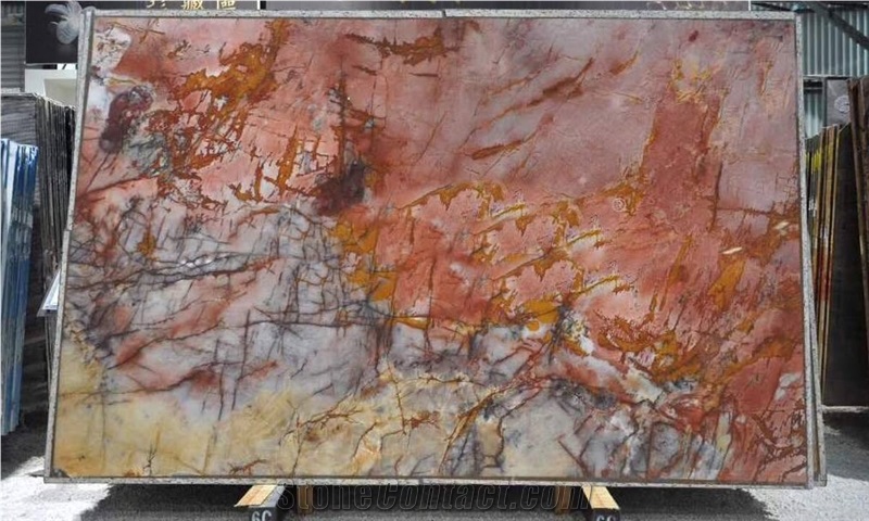 Brazil Cosmopolitan Quartzite Slabs for Background