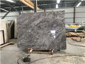 Hermes Grey Marble Polished Slab Tile
