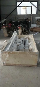 High Quality White Color Carrara Marble Fireplace
