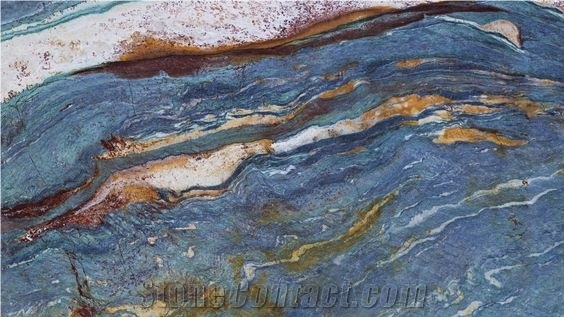Luise Blue Exotic Blue Van Gogh Quartzite