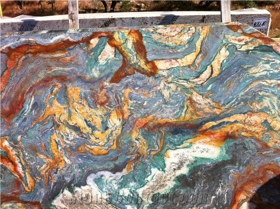 Luise Blue Exotic Blue Van Gogh Quartzite