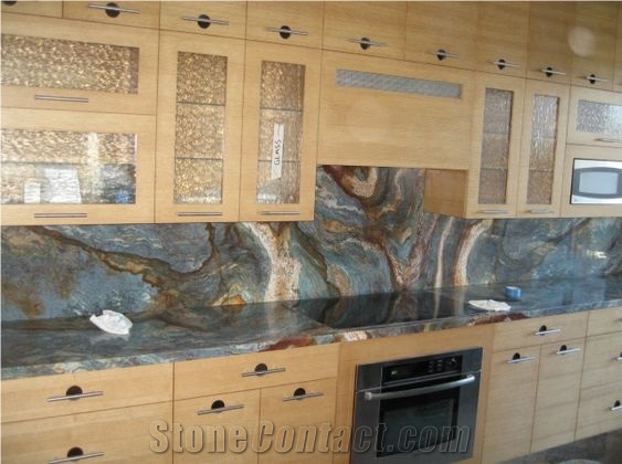 Luise Blue Exotic Blue Van Gogh Quartzite